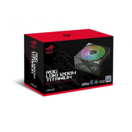 ASUS ROG LOKI 1200T SFX-L Alimentation pour Gaming – 1200W, 20+4 broches ATX, Noir/Argent
