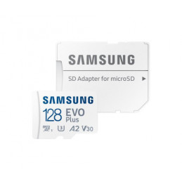 SAMSUNG EVO Plus microSD 128G + Adapt. SD