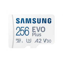 SAMSUNG EVO Plus microSD 256G + Adapt. SD