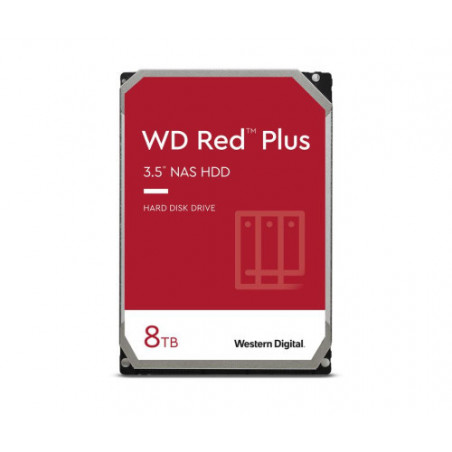 Western Digital Red Plus disque dur 8 To 5640 tr/min 256 Mo 3.5" Série ATA III