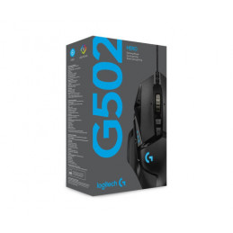 Logitech G502 HERO Souris Gamer Filaire Haute Performance, Capteur Gaming HERO 25K, 25 600 PPP, RVB, Poids Ajustable, 11 Boutons