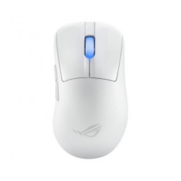 ASUS ROG Keris II Ace Wireless AimPoint White souris Droitier RF Wireless + Bluetooth + USB Type-A Optique 42000 DPI