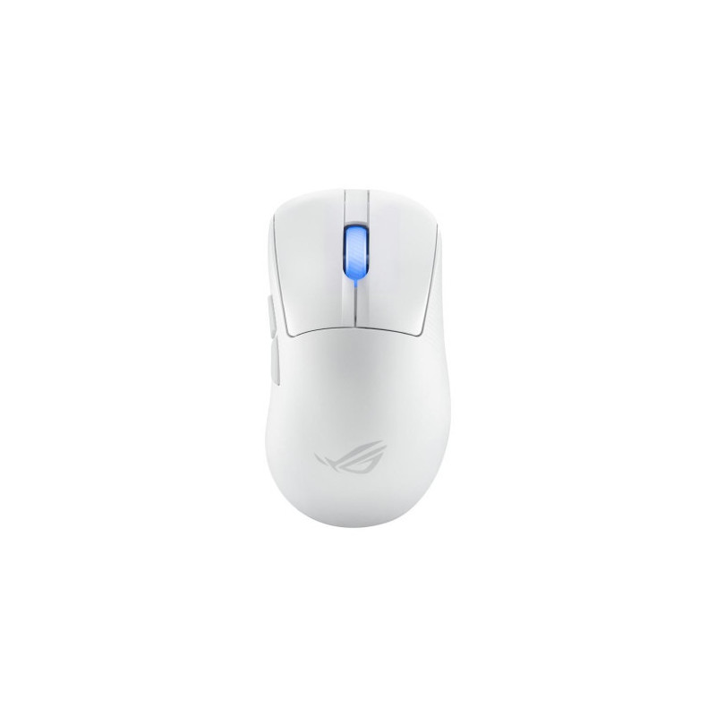 ASUS ROG Keris II Ace Wireless AimPoint White souris Droitier RF Wireless + Bluetooth + USB Type-A Optique 42000 DPI