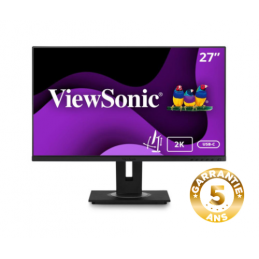 Viewsonic VG2756-2K écran plat de PC 68,6 cm (27") 2560 x 1440 pixels Full HD LED Noir *VG2756-2K*ERGO SuperClear IPS HDMI/DP/HP