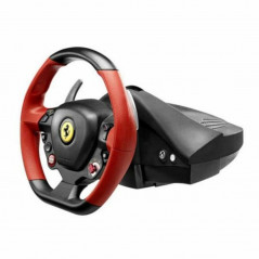 Thrustmaster Ferrari 458 Spider Noir, Rouge Volant + pédales Xbox One