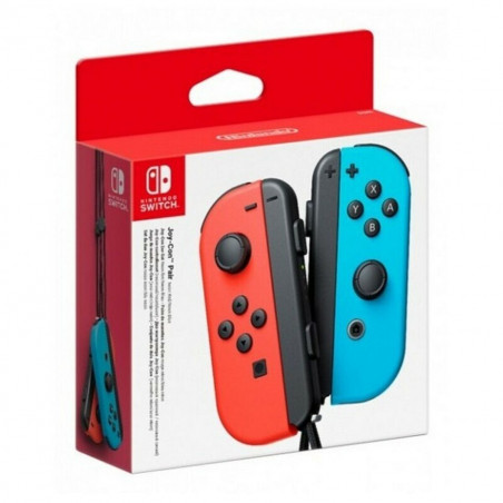 Paire de manettes Joy-Con Rouge Néon & Bleu Néon pour Nintendo Switch