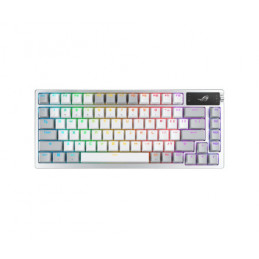 ASUS ROG Azoth clavier Jouer USB + RF Wireless + Bluetooth Blanc