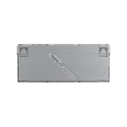ASUS ROG Azoth clavier Jouer USB + RF Wireless + Bluetooth Blanc