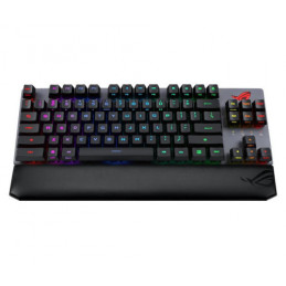 ASUS ROG Strix Scope RX TKL Wireless Deluxe clavier Jouer USB + RF Wireless + Bluetooth AZERTY Français Noir