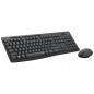Logitech MK295 Silent Wireless Combo clavier Souris incluse Bureau RF sans fil AZERTY Français Graphite Noir