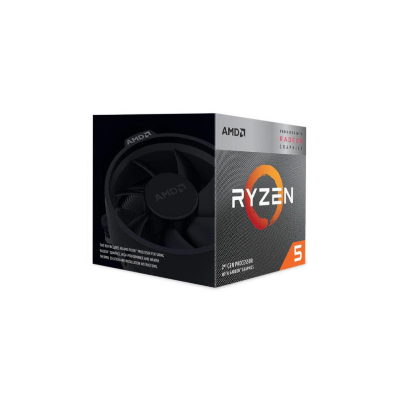 AMD Ryzen 5 3400G processeur 3,7 GHz 4 Mo L3 AMD Ryzen 5 3400G processeur 3,7 GHz 4 Mo L3