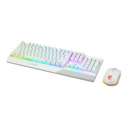 MSI Vigor GK30 combo - ensemble clavier et souris - Français - blanc