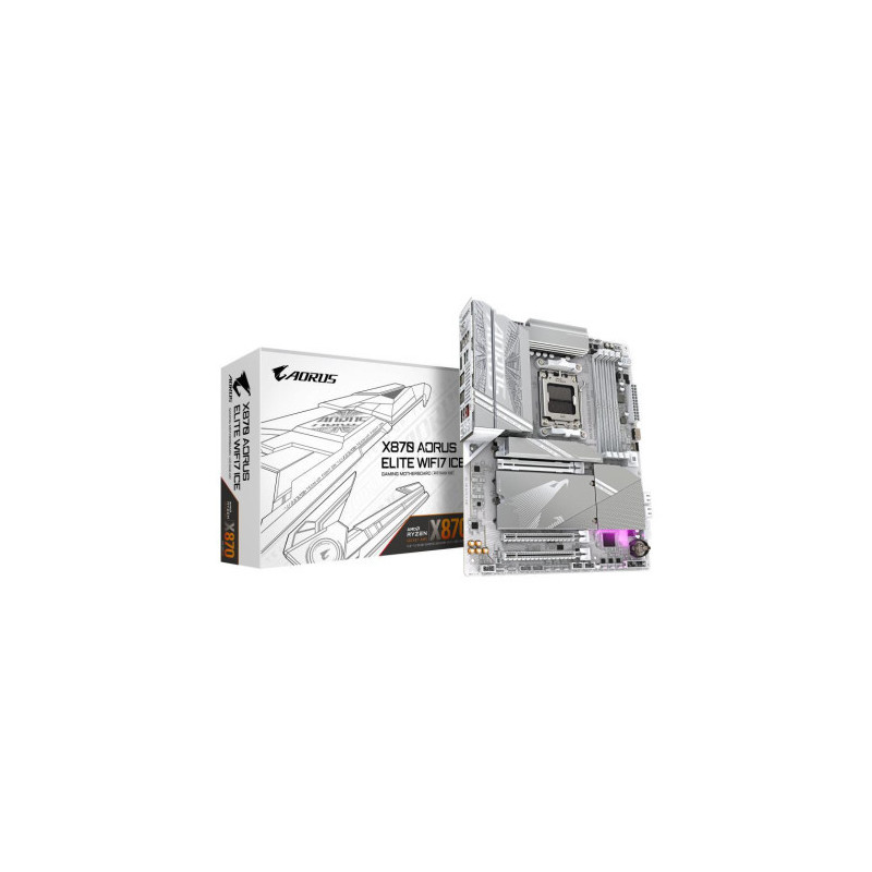 GIGABYTE Carte mère X870 A ELITE WF7 ICE
