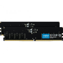 Crucial - DDR5 - kit - 32 Go: 2 x 16 Go - DIMM 288 broches - 4800 MHz / PC5-38400 - mémoire sans tampon