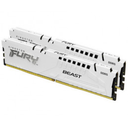 Kingston Technology FURY Beast 32GB 6000MT/s DDR5 CL36 DIMM (2-Pack) White EXPO