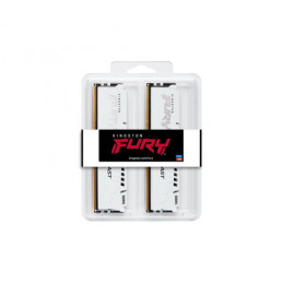 Kingston Technology FURY Beast 32GB 6000MT/s DDR5 CL36 DIMM (Kits de 2) White EXPO