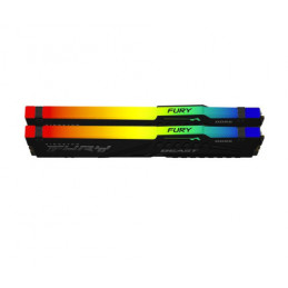 Kingston Technology FURY Beast 64 Go 5600 MT/s DDR5 CL40 DIMM (Kits de 2) RGB