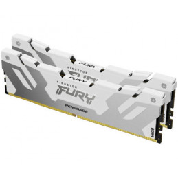 Kingston Technology FURY DIMM DDR5 CL32 32 Go 6400 MT/s (kit de 2) Renegade Blanc XMP