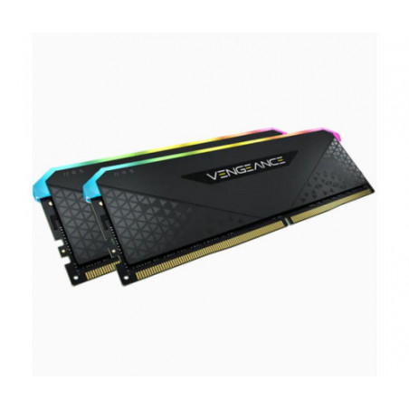 CORSAIR Vengeance RGB RS – Kit mémoire DDR4 – 32 Go (2 x 16 Go) – DIMM 288 broches – 3200 MHz / PC4-25600 – Mémoire non tamponné